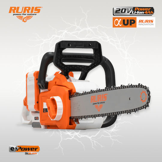 Ruris 2744e – Brushless Cordless Chainsaw 40v 400 Mm Bar 25 M S Without Battery Charger