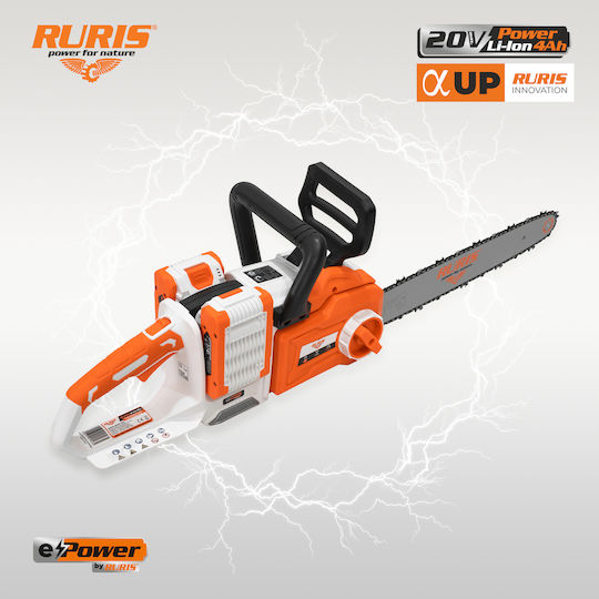 Ruris 2744e – Brushless Cordless Chainsaw 40v 400 Mm Bar 25 M S Without Battery Charger