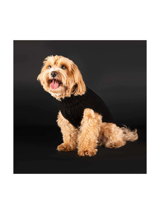 Chaba Dog Turtleneck Sweater XL 37cm Black