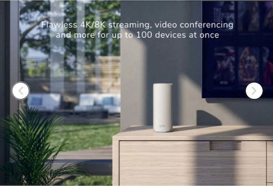 NetGear Orbi 770 WiFi Mesh Network Access Point Wi-Fi 7 Tri Band (2.4 & 5 & 6GHz) in Triple Kit