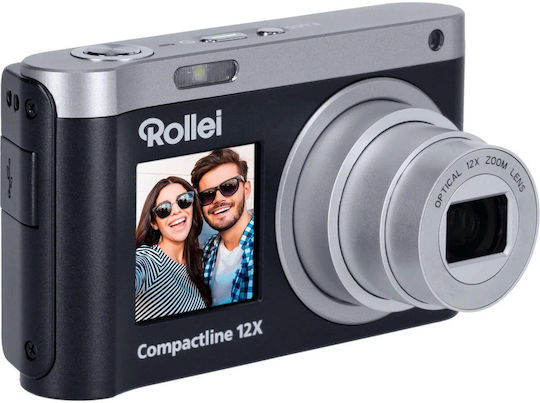 Compactline 12X Aparat Foto Compact 64MP Zoom Optic 12x Neagră
