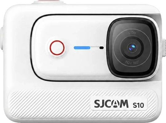 SJCAM S10 64GB Action Camera 4K Ultra HD Υποβρύχια Standard με Οθόνη Αφής 2.51" και Wi-Fi Λευκή