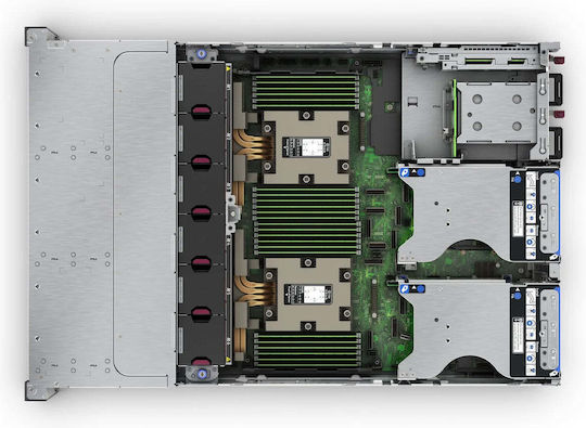 HP HPE (DDR4/ProLiant DL385 Gen11 9124 3.0GHz 16c 64GB-R 8SFF MR408i-o 2x480GB SATA SSD 2x1000W PS EU 960 GB Rack (2U) AMD EPYC 3 GHz DDR5-SDRAM 1000 W/No OS)