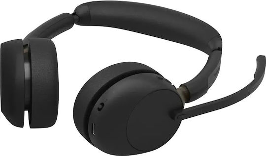 Jabra Evolve3 65 Stereo 390a UC Безжични On Ear Мултимедийни слушалки с микрофон и Bluetooth свързаност