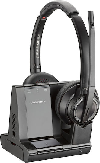 Poly Savi 8200 UC Wireless On Ear Multimedia Headphone with Microphone Bluetooth