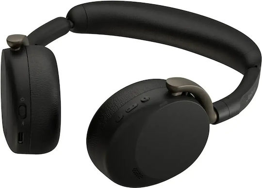 Jabra Evolve3 65 Flex Link 390c Ασύρματα On Ear Multimedia Ακουστικά με μικρόφωνο και σύνδεση Bluetooth