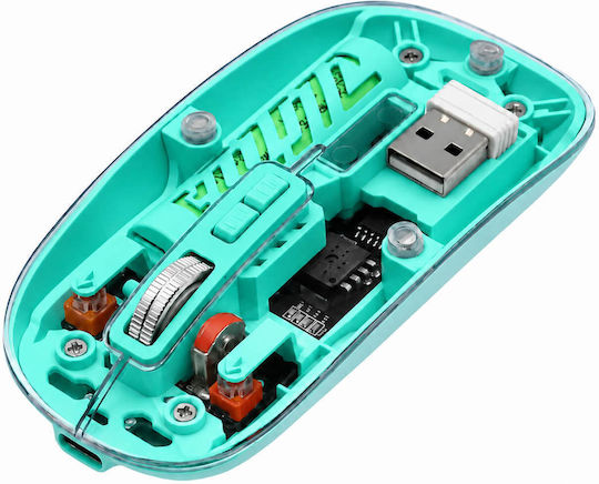 Aoas WB08 Kabellos Bluetooth Maus Grün