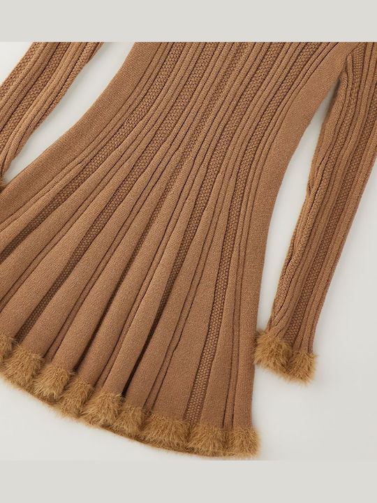 Kleid Mädchen Strickkleid Biscuit