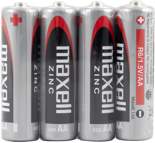 Maxell Zink-Batterien Zink AA 1.5V 4Stück