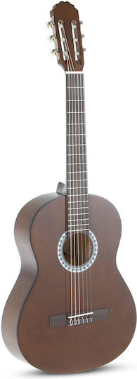 Gewa Klassisch Gitarre 4/4 Concert Basic Set Satin Braun