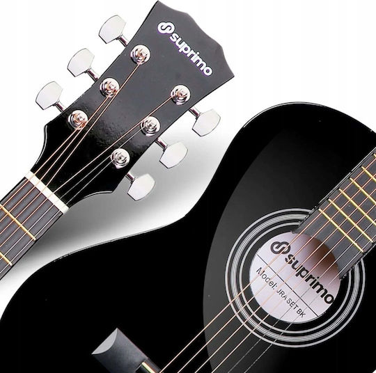 Suprimo Jra Set Bk Akustische Klassische Gitarre 1/4 Schwarz
