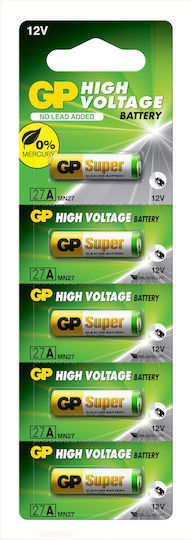 Genius Pack Αλκαλικές Μπαταρίες A27 1.5V 5τμχ