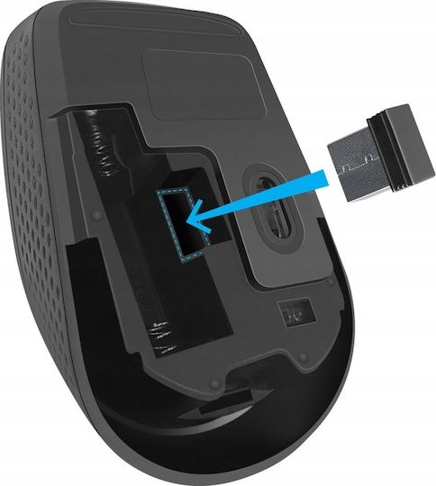 Defender Tiana MB-055 Kabellose Ergonomische Maus Schwarz