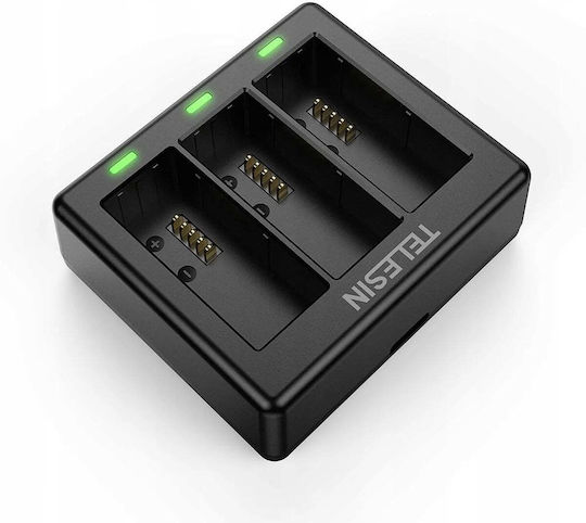 Triple Battery Charger Telesin S0-bcg-12-tgp Compatible Gopro Hero 13