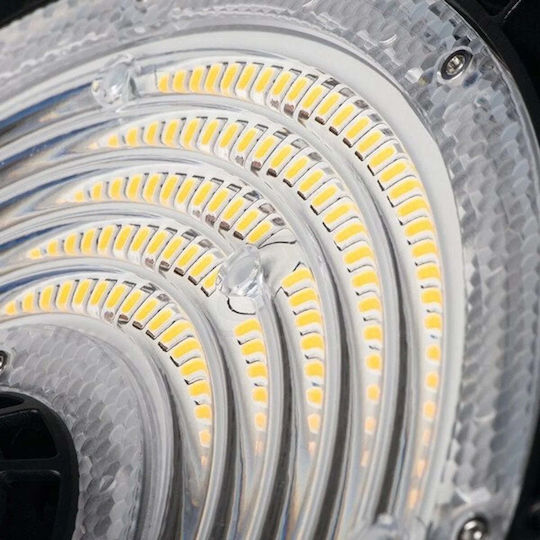 Kanlux Corp de Iluminat Tip Clopot 100 W Alb Natural 17.000 lm cu LED Integrat Gri Ø34 cm