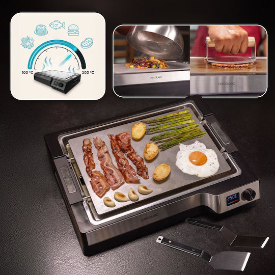 Cecotec Cec Teppanyaki Πλάκα Ψησίματος 36x22.5εκ.