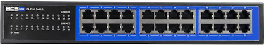 BCS BCS-B-S24G Comutator L2 cu 24 de Porturi Gigabit (1Gbps) Ethernet