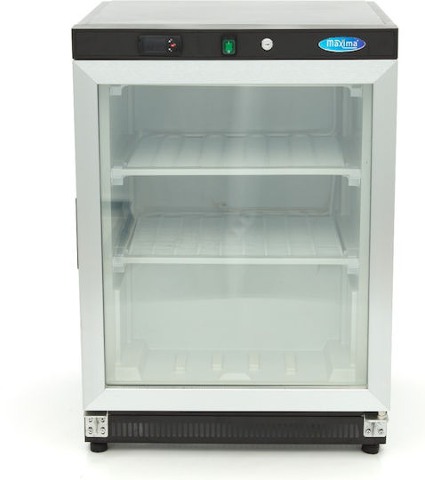 Maxima Commercial Freezer 200L Black with Doors