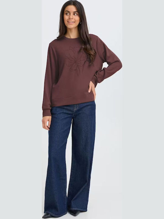 Fraurora Women's Burgundy Polo Blouse