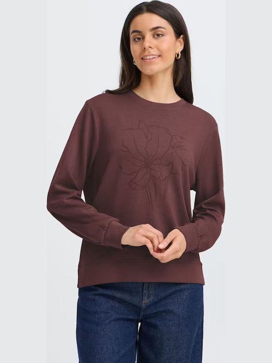 Fraurora Women's Burgundy Polo Blouse