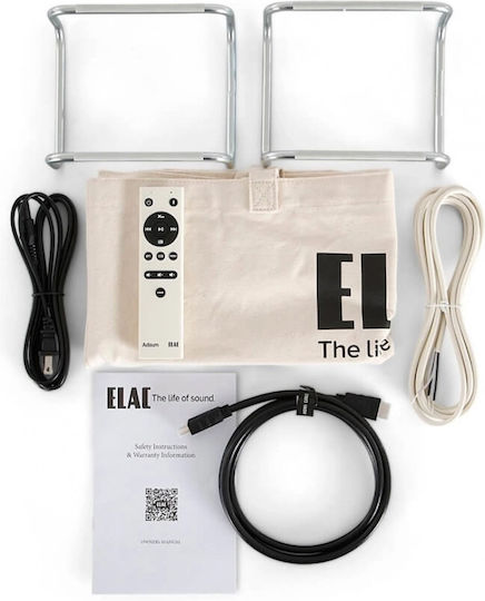 Elac DCB41 Ηχείο Hi-Fi Βιβλιοθήκης 100W Λευκό