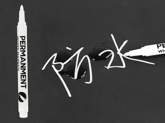 Verk Group Marker Permanent Alb 1 mm