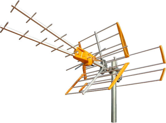 Televes V Zenit 149322 Außen TV-Antenne (Benötigt Strom) Silber