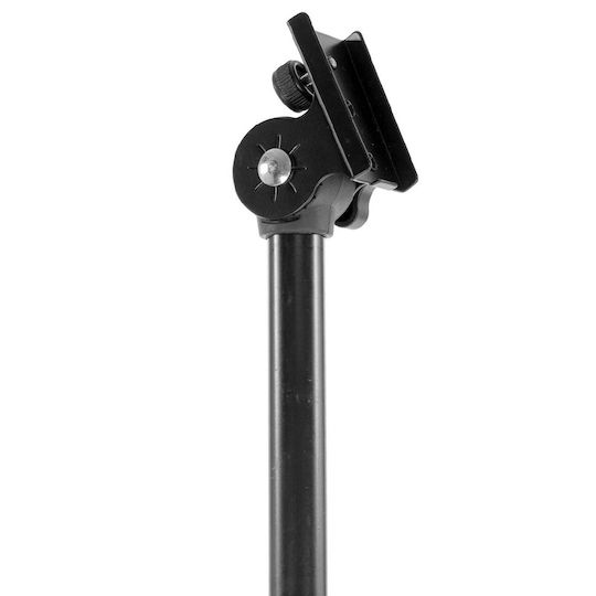 BoomToneDj MUS2 Notenständer Musik Höhe 65-120cm Schwarz