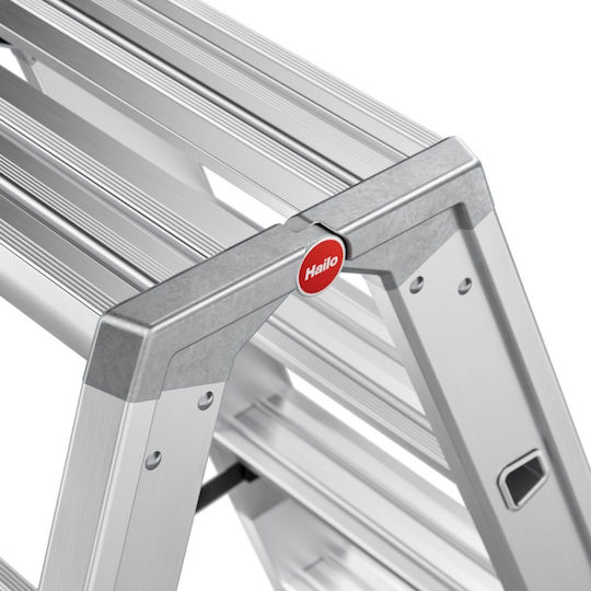 Hailo Aluminum Ladder with 2x4 Steps