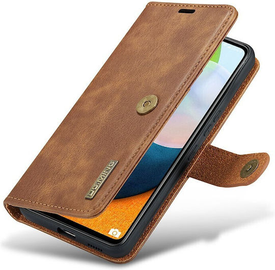 Crazy Horse Калъф Портмоне Кафяв За Samsung Galaxy A53 5G