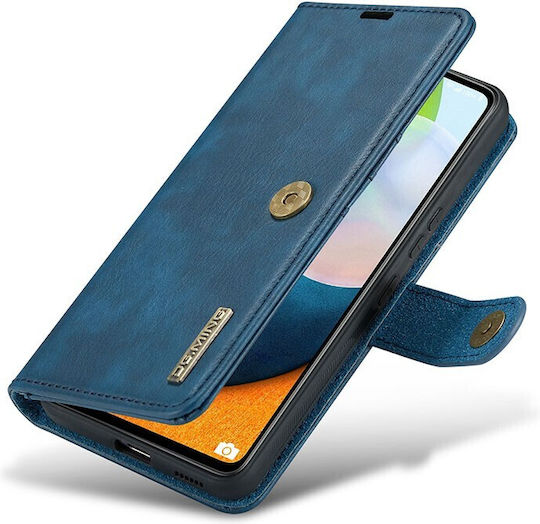 Crazy Horse Wallet-Hülle Blau Samsung Galaxy A53 5G