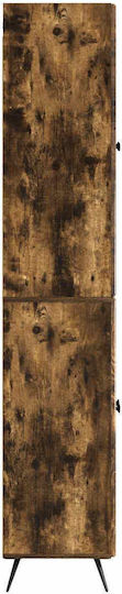 Bookcases Smoked Oak Wood (2 pcs) 69x34.5x180 cm