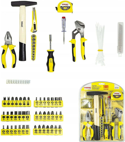 WMC Handwerkzeug-Set 101-teilig