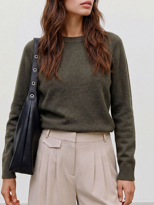 Vero Moda Vero Moda Women's Long Sleeve Sweater Khaki