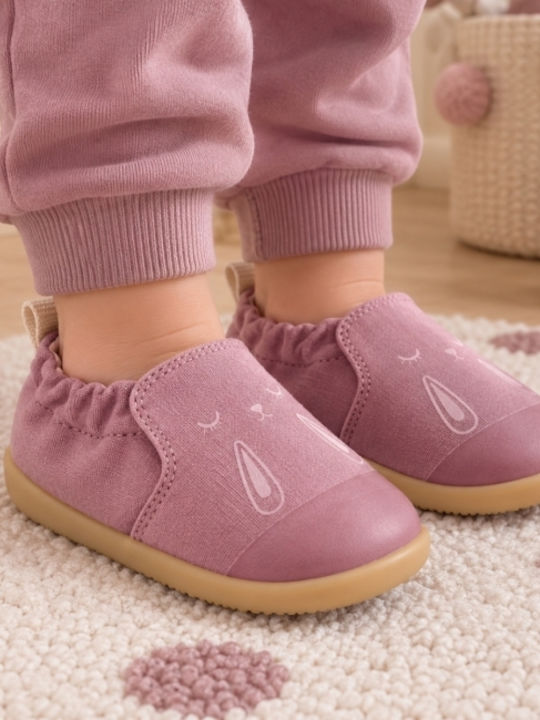 Bobux Βρεφικά Sneakers Αγκαλιάς Ροζ