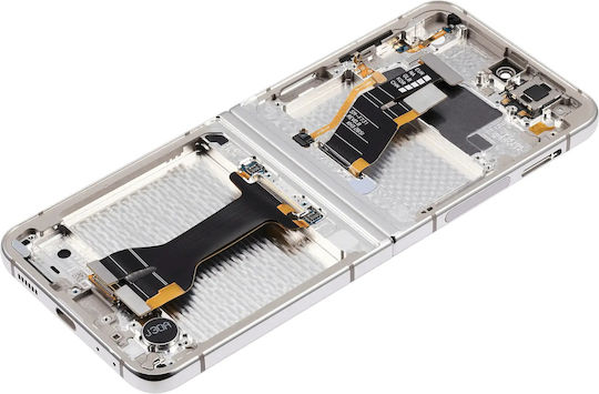 Inner Oled Assembly Frame Samsung Galaxy Z Flip 5 5g Us & International Service Pack Cream