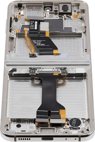 Inner Oled Assembly Frame Samsung Galaxy Z Flip 5 5g Us & International Service Pack Cream