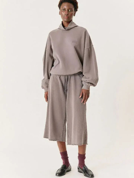 Women's Long Sleeve Cotton Sweater Grey