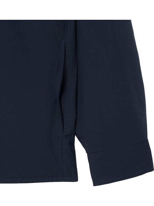 Μακρυμάνικo Overshirt Hde/titane-cachou-bleu I