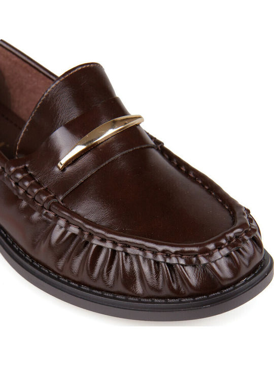 Women's Loafers in Brown Colour