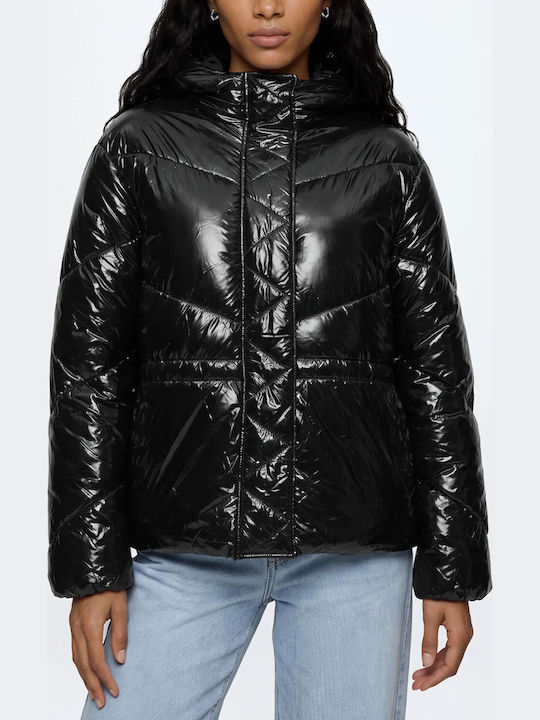 Only Onlrillo Puffer Jacket Black
