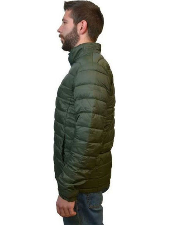 Khaki Puffer Jacket