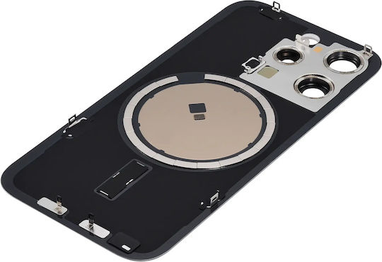 Back Glass W Magsafe Magnet Iphone 15 Pro No Logo Aftermarket Natural Titanium