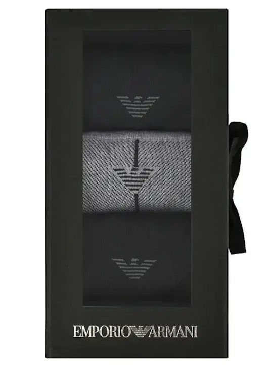 Emporio Armani Herren Socken Schwarz 3er-Pack Emporio Armani Herren Socken Schwarz 3er-Pack