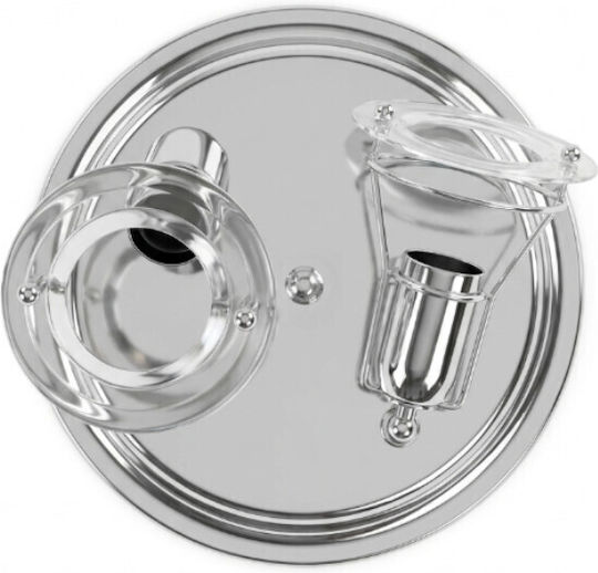 Elvhx Doppel Spot mit Fassung E14 in Silber Farbe