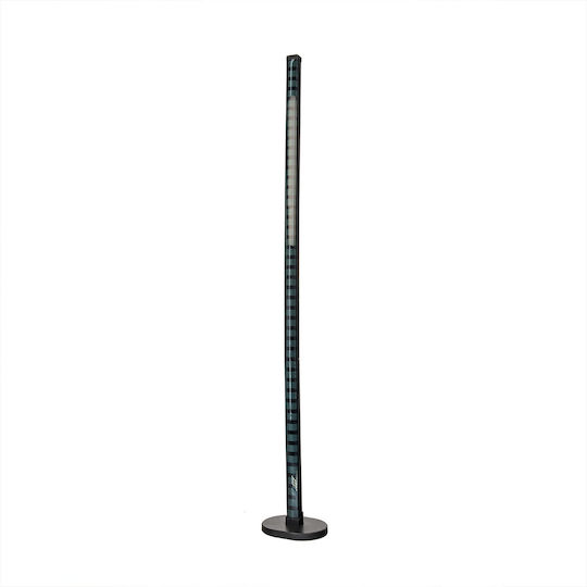 LED-Stehleuchte H 120 × L 17 cm mit RGB-Licht Schwarz