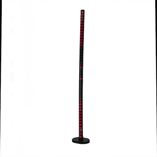 LED-Stehleuchte H 120 × L 17 cm mit RGB-Licht Schwarz