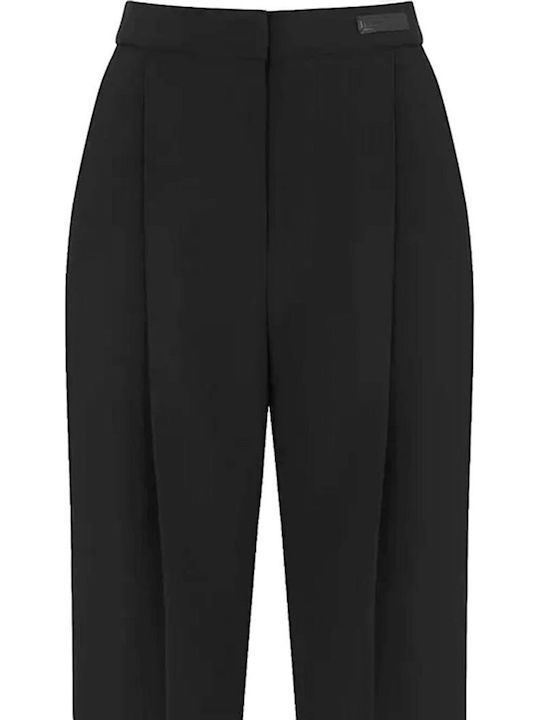 Damen-Stoffhose Schwarz