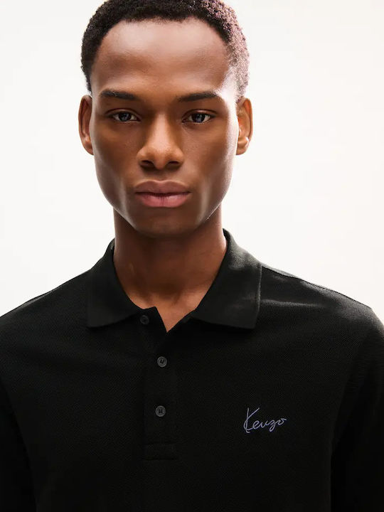 Signature Polo-Shirt Schwarz