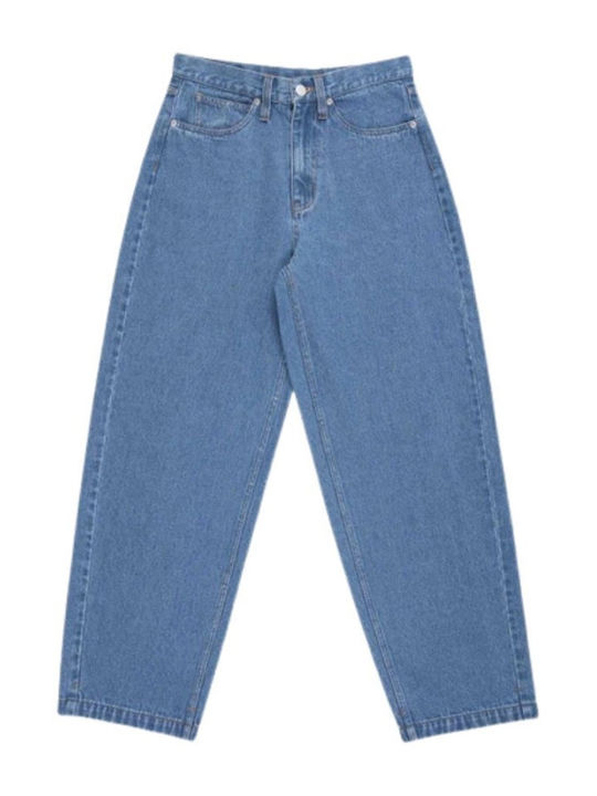 Damen Stoffhose Hellblau